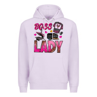 Lilac boss lady Premium Hoodie - texasbilliewilder