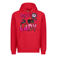 Red boss lady Premium Hoodie - texasbilliewilder