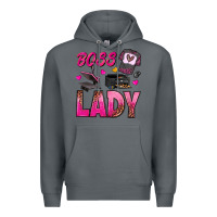 Rock boss lady Premium Hoodie - texasbilliewilder