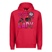 Cardinal boss lady Premium Hoodie - texasbilliewilder