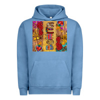 Pigment Pebble Blue Bonita Urban Hoodie - RanaPortraitStore