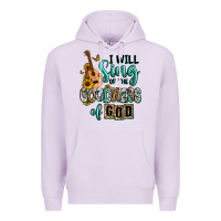 Lilac i will sing of the goodness of god Premium Hoodie - RanaPortraitStore