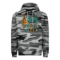 Slate Camo i will sing of the goodness of god Premium Hoodie - RanaPortraitStore