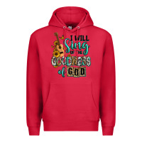 Cardinal i will sing of the goodness of god Premium Hoodie - RanaPortraitStore