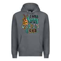 Rock i will sing of the goodness of god Premium Hoodie - RanaPortraitStore