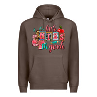 Coffee little miss 4 th grade Premium Hoodie - AdoDesignShop