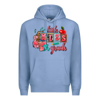 Colony Blue little miss 4 th grade Premium Hoodie - AdoDesignShop