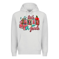 Dove Grey little miss 4 th grade Premium Hoodie - AdoDesignShop