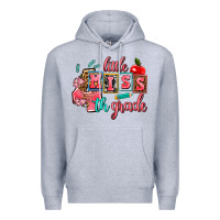 Heather Grey little miss 4 th grade Premium Hoodie - AdoDesignShop