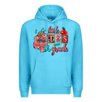 Ocean Blue little miss 4 th grade Premium Hoodie - AdoDesignShop