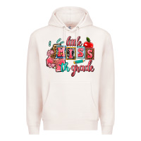 Pale Pink little miss 4 th grade Premium Hoodie - AdoDesignShop