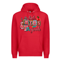 Red little miss 4 th grade Premium Hoodie - AdoDesignShop