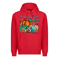 Red i will sing of the godness of god psalm 89 1 Premium Hoodie - RanaPortraitStore
