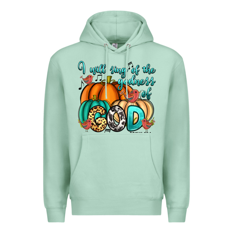 I Will Sing Of The Godness Of God Psalm 89 1 Premium Hoodie by RanaPortraitStore | Teevron