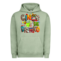 Pigment Oil Green Cinco de drinko Urban Hoodie - RanaPortraitStore