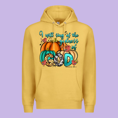 Premium Hoodie i will sing of the godness of god psalm 89 1