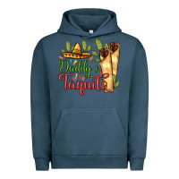 Pigment Midnight Navy Daddy's taquito Urban Hoodie - RanaPortraitStore