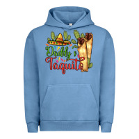 Pigment Pebble Blue Daddy's taquito Urban Hoodie - RanaPortraitStore