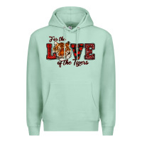 Seafoam for the love of the tigers red Premium Hoodie - RanaPortraitStore