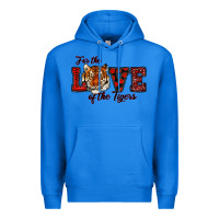 True Royal for the love of the tigers red Premium Hoodie - RanaPortraitStore