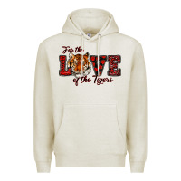 Oatmeal Heather for the love of the tigers red Premium Hoodie - RanaPortraitStore