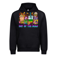 Black Day of the dead coffee cups Urban Hoodie - RanaPortraitStore
