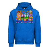Cobalt Day of the dead coffee cups Urban Hoodie - RanaPortraitStore
