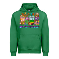 Emerald Day of the dead coffee cups Urban Hoodie - RanaPortraitStore