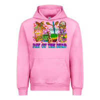 Fuchsia Pink Day of the dead coffee cups Urban Hoodie - RanaPortraitStore