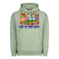 Pigment Oil Green Day of the dead coffee cups Urban Hoodie - RanaPortraitStore