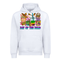 White Day of the dead coffee cups Urban Hoodie - RanaPortraitStore