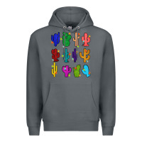 Rock christmas glitter cactus Premium Hoodie - Zillion Design Studio