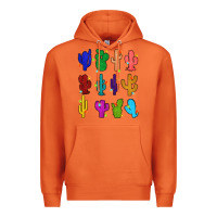 Carrot christmas glitter cactus Premium Hoodie - Zillion Design Studio