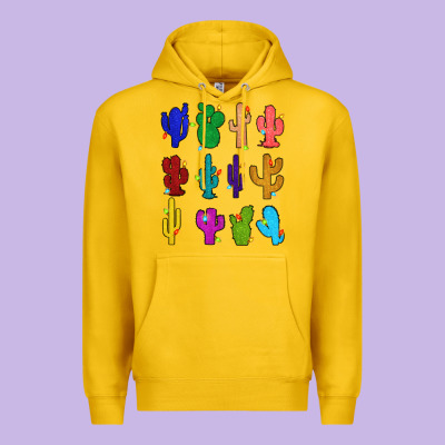 Premium Hoodie christmas glitter cactus