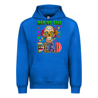Cobalt Day of the dead Urban Hoodie - RanaPortraitStore