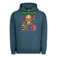 Pigment Midnight Navy Day of the dead Urban Hoodie - RanaPortraitStore
