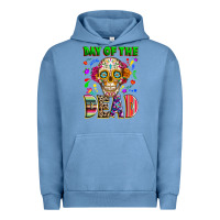 Pigment Pebble Blue Day of the dead Urban Hoodie - RanaPortraitStore