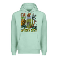 Seafoam camp more worry less Premium Hoodie - texasbilliewilder