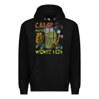 Black camp more worry less Premium Hoodie - texasbilliewilder