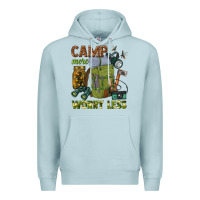 Blue Mist camp more worry less Premium Hoodie - texasbilliewilder