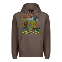 Coffee camp more worry less Premium Hoodie - texasbilliewilder