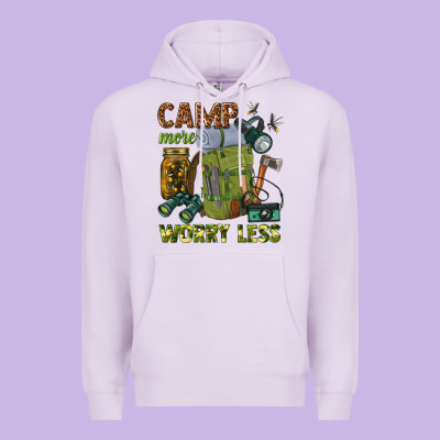 Premium Hoodie camp more worry less