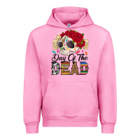 Fuchsia Pink Day of the dead skeleton Urban Hoodie - RanaPortraitStore