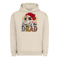 Pigment French Oak Day of the dead skeleton Urban Hoodie - RanaPortraitStore