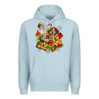 Blue Mist christmas cassette tapes Premium Hoodie - Zillion Design Studio