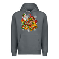 Rock christmas cassette tapes Premium Hoodie - Zillion Design Studio