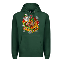 Sports Green christmas cassette tapes Premium Hoodie - Zillion Design Studio
