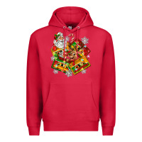 Cardinal christmas cassette tapes Premium Hoodie - Zillion Design Studio