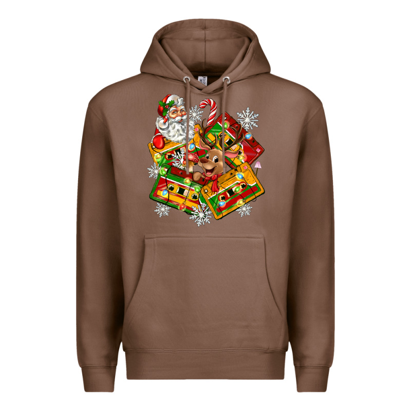 Christmas Cassette Tapes Premium Hoodie by Zillion Design Studio | Teevron