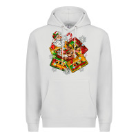 Dove Grey christmas cassette tapes Premium Hoodie - Zillion Design Studio